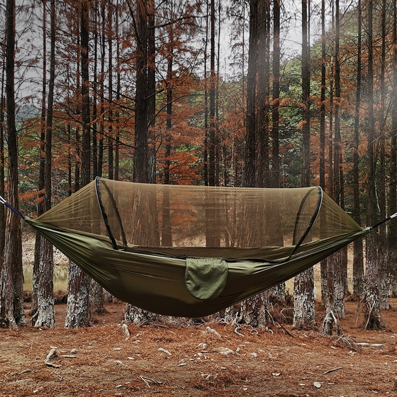 DomusEssentials™ Automatic Mosquito Net Hammock