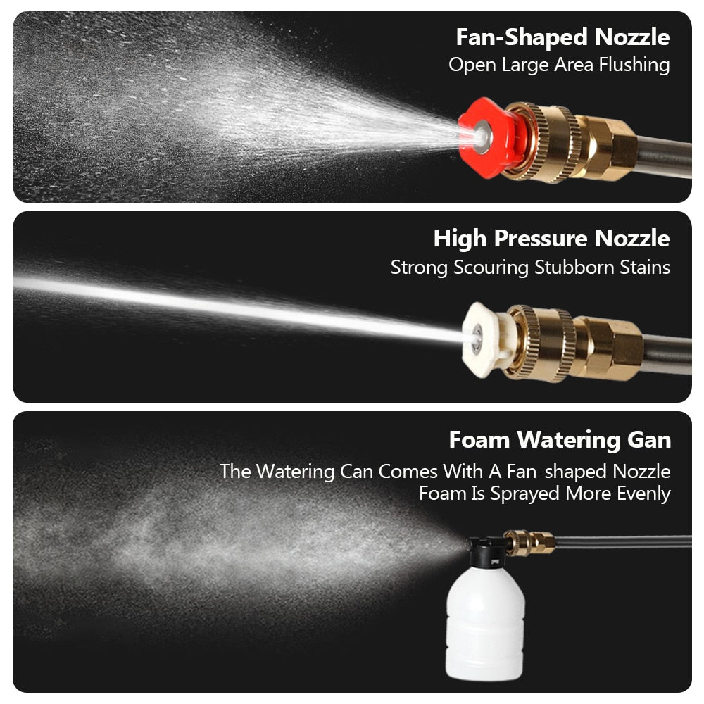 DomusEssentials™ Cordless High-Pressure Washer Gun