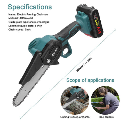 DomusEssentials™ Cordless Electric Chainsaw