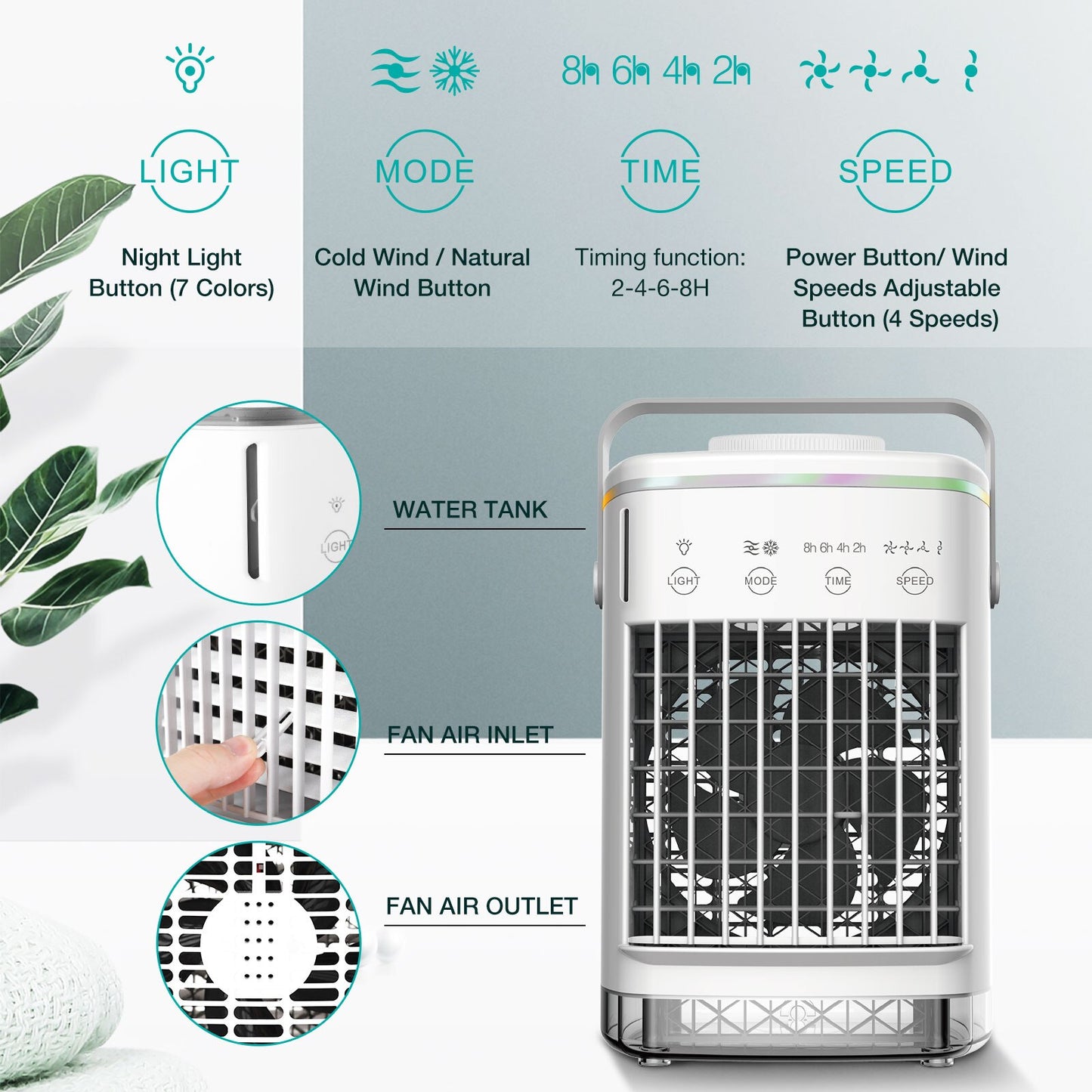 DomusEssentials™ Portable Air Conditioner